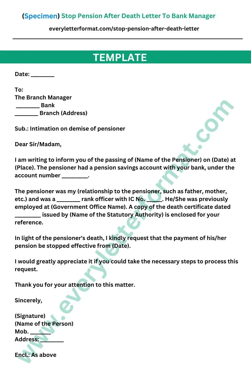 stop-pension-after-death-letter-to-bank-manager-everyletterformat